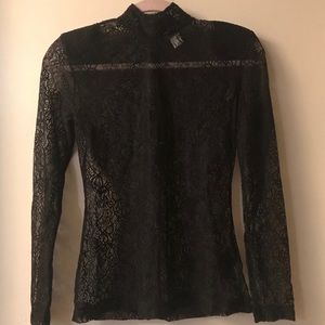 Black H&M lace top